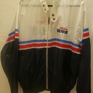 Vintage Pre-owned Men's Windbreaker Jacket Size Large "Team Valvoline"